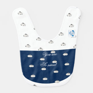 Baby Bib Adorable little rabbits 