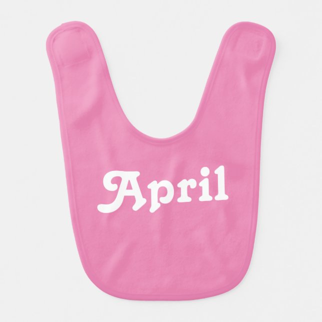 Baby Bib April (Front)
