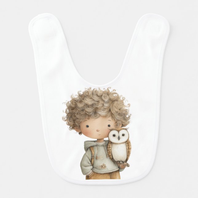 Baby Bib Autumn Boho (Front)