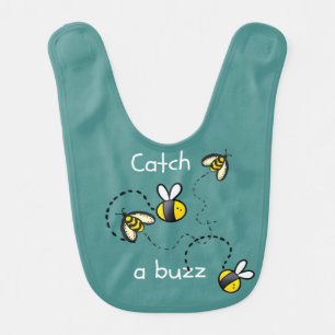 Baby Bib Bumble Bee Design Bees Buzzing Insects