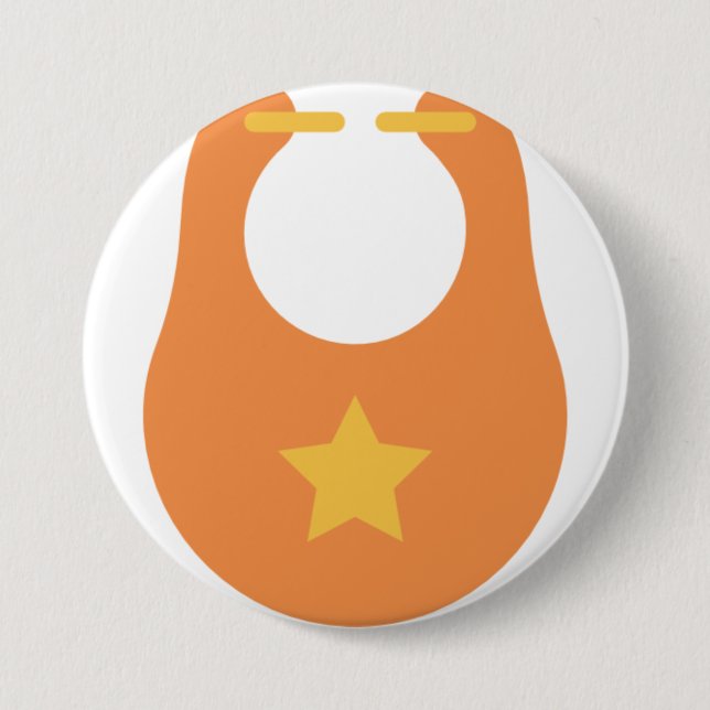 baby bib button (Front)