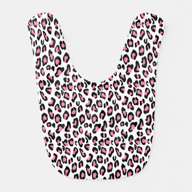 Baby Bib/Cheetah Print Bib (Front)