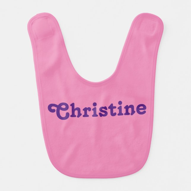 Baby Bib Christine (Front)