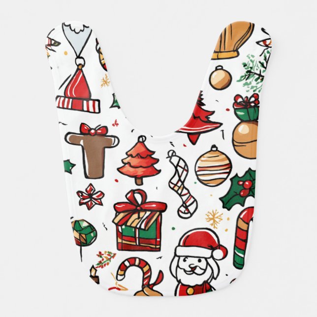 Baby Bib christmas (Front)