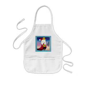 Baby Bib - Cowboy Boot, All Dressed Up Kids' Apron