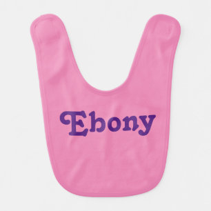 Baby Bib Ebony