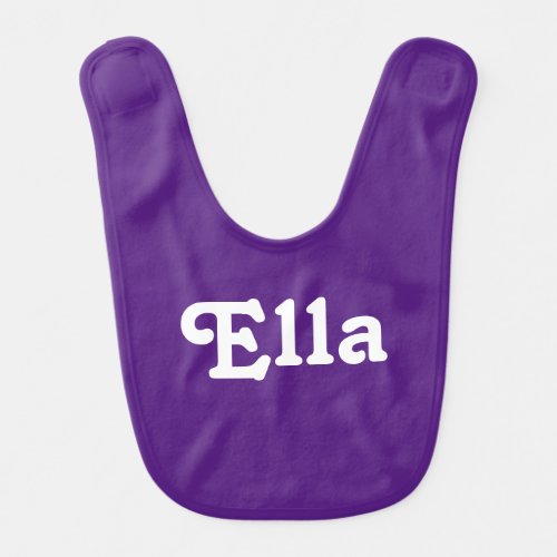 Baby Bib Ella