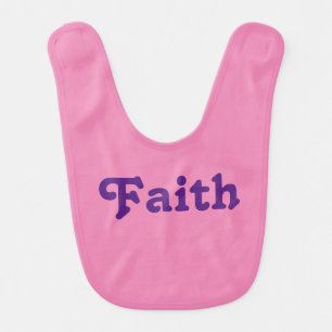 Baby Bib Faith