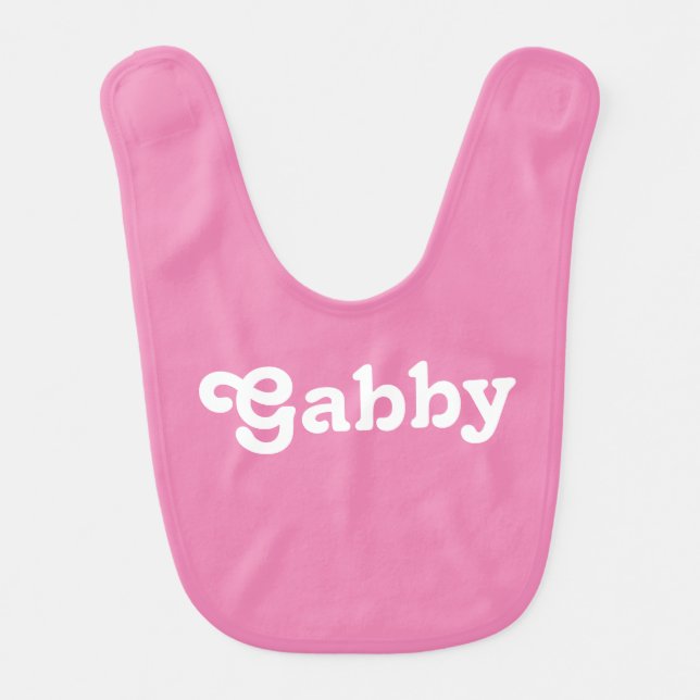 Baby Bib Gabby (Front)