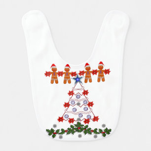 Baby Bib Gingerbread man