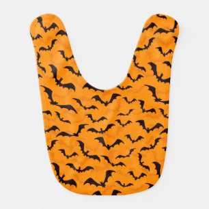 Baby Bib-Halloween Bats Baby Bib