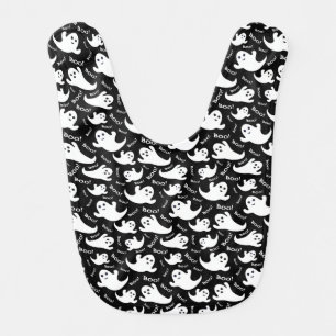 Baby Bib-Halloween Boo Ghosts Baby Bib