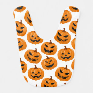 Baby Bib-Halloween Pumpkins Baby Bib