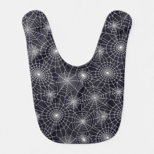 Baby Bib-Halloween Spider Webs Baby Bib