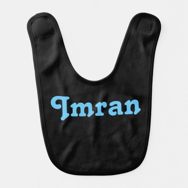 Baby Bib Imran (Front)