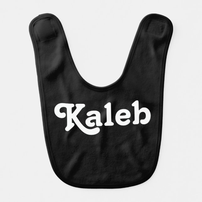 Baby Bib Kaleb (Front)