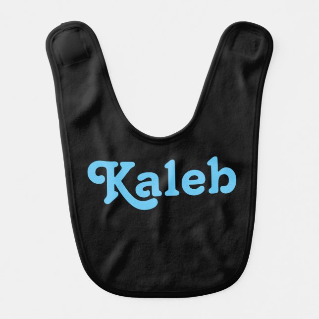 Baby Bib Kaleb (Front)