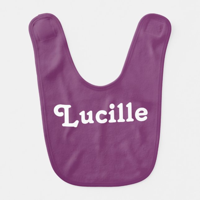 Baby Bib Lucille (Front)