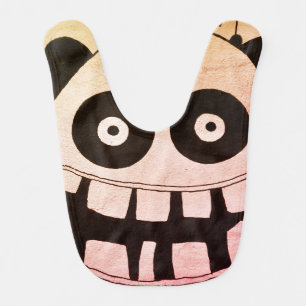 Baby Bib MONSTER WITH MONOGRAM