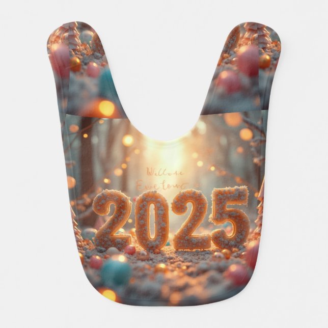 Baby bib New Year (Front)