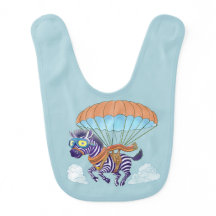 Baby Bib Parachute Zebra