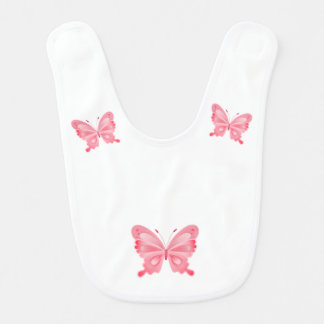 Baby bib pink