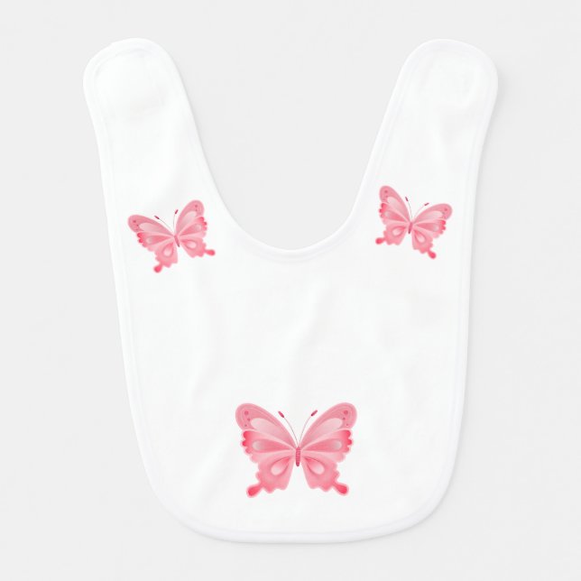 Baby bib pink (Front)