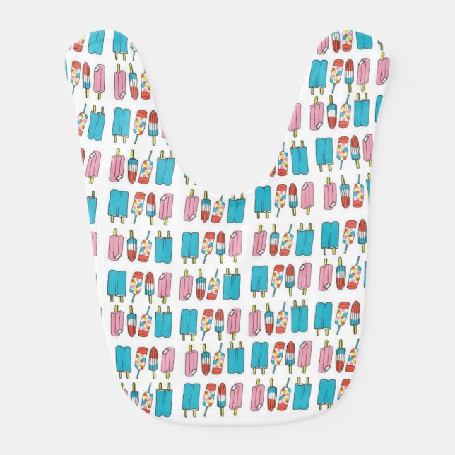 Baby Bib Popsicles  (Front)