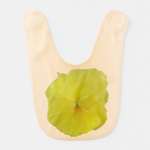 Baby Bib _ Pure Lemon Pansy