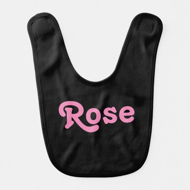 Baby Bib Rose (Front)