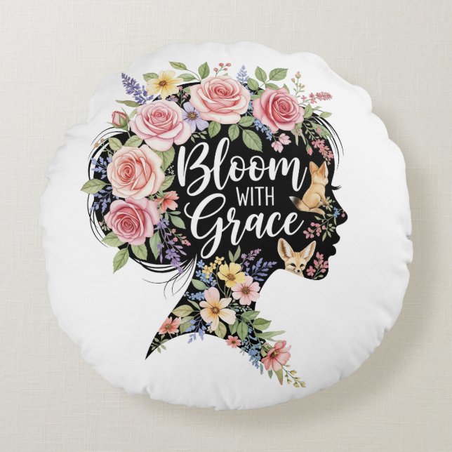Baby Bib Round Pillow (Front)