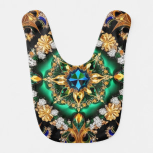 Baby bib with Brazilian Colors Design