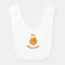 Baby Bib with Shining Sun Logo | Accessories