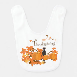 baby bibs my first thanksgiving