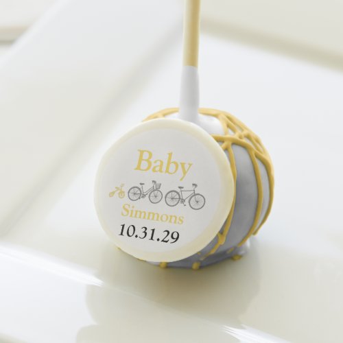 Baby Bicycle Cake Pops