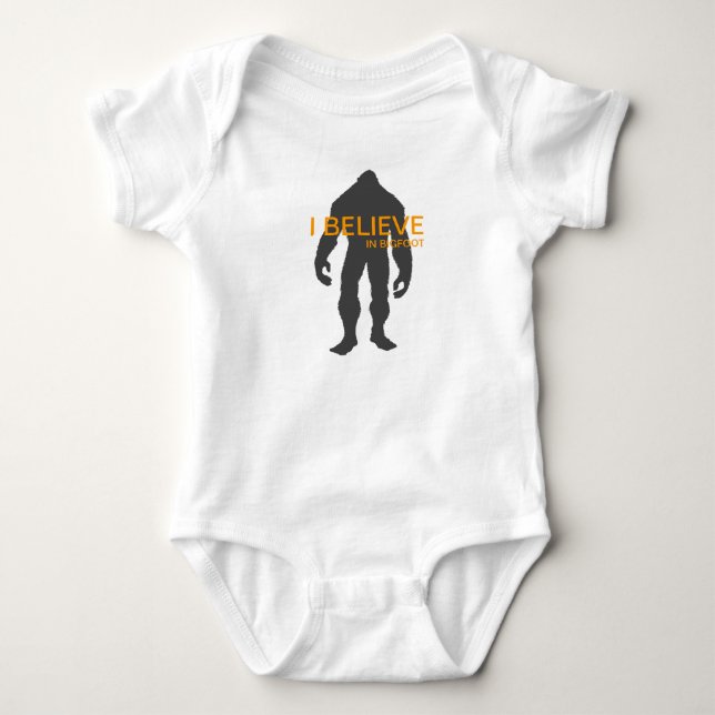 Baby Bigfoot T-Shirt Baby Bodysuit (Front)