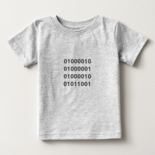 BABY Binary T-Shirt (Front)