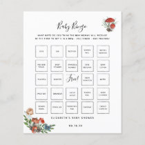 Baby Bingo | Enchanted Fairy Baby Shower Game