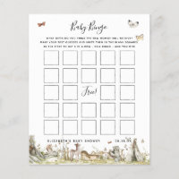 Baby Bingo | Floral Baby Shower Game