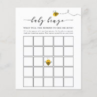 Baby Bingo Game Card