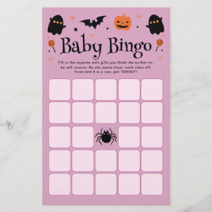 Baby Bingo Halloween Baby Brewing Baby Shower Game