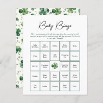 Baby Bingo St. Patrick's Day Baby Shower Game