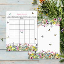 Baby Bingo | Summer Wildflowers & Butterflies