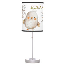Baby Bird Boho Woodland Nursery  Table Lamp