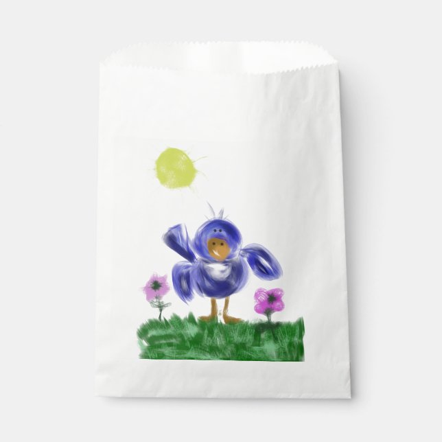 Baby bird of joy favor bag (Front)