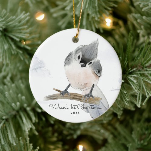 Baby Bird  Personalized Christmas Ornament