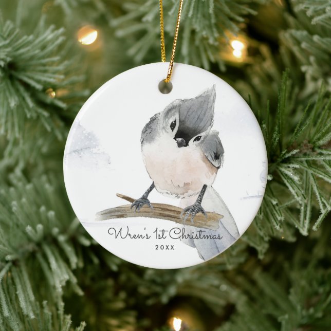 Baby Bird | Personalized Christmas Ornament (Tree)