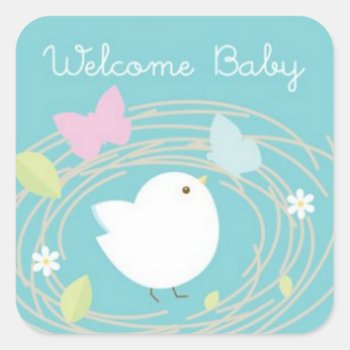 Baby Bird Sticker by jenniferlee87 at Zazzle