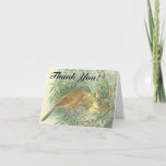 [ Thumbnail: Baby Birds in a Nest "Thank You!" Postcard ]