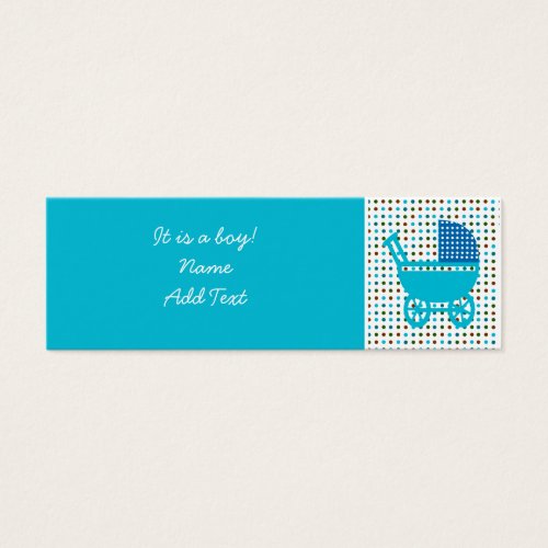 Baby Birth Announcement minicard Business Cards